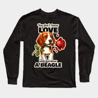 Beagle Valentine's day Long Sleeve T-Shirt